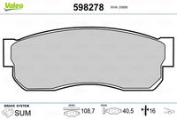 Stark SKBP0011484 - Juego de pastillas de freno