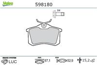 TRW GDB1622DTE - Juego de pastillas de freno - DTEC COTEC