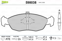 TRW GDB1322 - Juego de pastillas de freno - COTEC