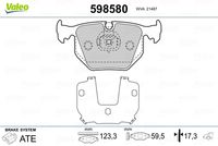 TRW GDB1530DTE - Juego de pastillas de freno - DTEC COTEC