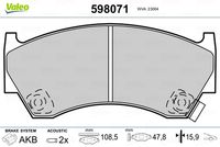 TRW GDB3391 - Juego de pastillas de freno