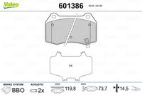 Stark SKBP0011167 - Juego de pastillas de freno