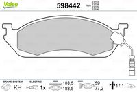 TRW GDB1378 - Juego de pastillas de freno - COTEC
