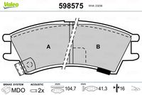 TRW GDB3165 - Juego de pastillas de freno - COTEC