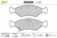 TRW GDB3123 - Juego de pastillas de freno