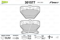 TRW GDB3243 - Juego de pastillas de freno - COTEC