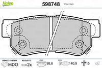 TRW GDB3494 - Juego de pastillas de freno - COTEC