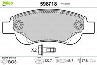 TRW GDB1633 - Juego de pastillas de freno - COTEC