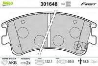 TRW GDB3310 - Juego de pastillas de freno - COTEC