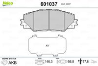 TRW GDB3424 - Juego de pastillas de freno - COTEC