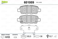 TRW GDB3507 - Juego de pastillas de freno - COTEC