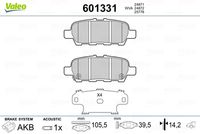 TRW GDB3507 - Juego de pastillas de freno - COTEC