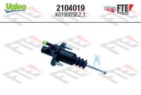 VALEO 2104019 - Cilindro maestro, embrague - FTE CLUTCH ACTUATION