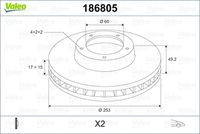TRW DF4376 - Disco de freno