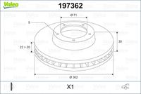 TRW DF4971 - Disco de freno