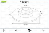 TRW DF4961 - Disco de freno