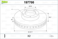 TRW DF4743 - Disco de freno