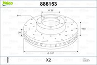 TRW DF2686 - Disco de freno