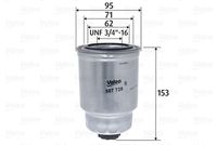 UFI 2444400 - Filtro combustible
