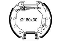 TRW GSK1770 - Juego de zapatas de frenos - Superkit
