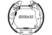 TRW GS8787 - Juego de zapatas de frenos