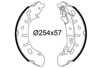 TRW GS8738 - Juego de zapatas de frenos