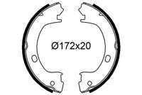 TRW GS8728 - Juego de zapatas de frenos, freno de estacionamiento