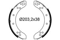 TRW GS6070 - Juego de zapatas de frenos