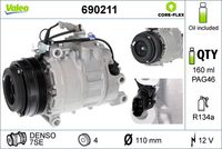 RIDEX 447K0376 - Compresor, aire acondicionado