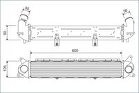 HART 647159 - Radiador de aire de admisión