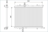 Stark SKRD0120002 - Radiador, refrigeración del motor