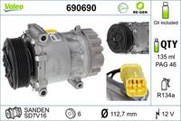 Stark SKKM0340534 - Compresor, aire acondicionado