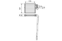 NRF 54344 - Radiador de calefacción