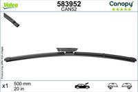 VALEO 578580 - Limpiaparabrisas - HYDROCONNECT UPGRADE