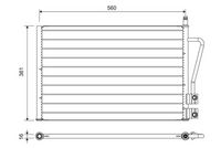 Stark SKCD0110024 - Condensador, aire acondicionado