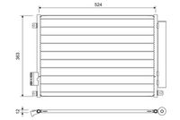 Stark SKCD0110098 - Condensador, aire acondicionado