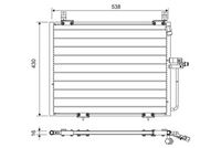Stark SKCD0110581 - Condensador, aire acondicionado