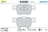 RIDEX 402B1409 - Juego de pastillas de freno