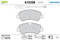 RIDEX 402B1294 - Juego de pastillas de freno