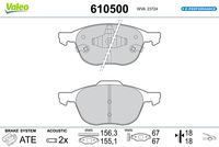 HELLA 8DB355025511 - Juego de pastillas de freno