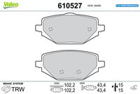 HELLA 8DB355044241 - Juego de pastillas de freno