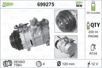 VALEO 699275 - Compresor, aire acondicionado
