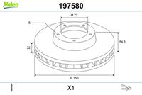 TRW DF6492 - Disco de freno