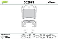 TRW GDB862 - Juego de pastillas de freno