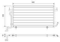 Stark SKCD0110075 - Condensador, aire acondicionado