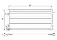 NTY CCSFT027 - Condensador, aire acondicionado