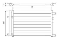 Stark SKCD0110647 - Condensador, aire acondicionado