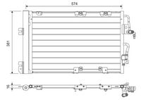 STARK SKCD0110070 - Condensador, aire acondicionado