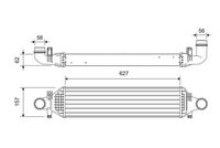 Stark SKICC0890265 - Radiador de aire de admisión