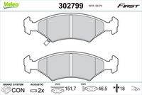 RIDEX 402B1026 - Juego de pastillas de freno